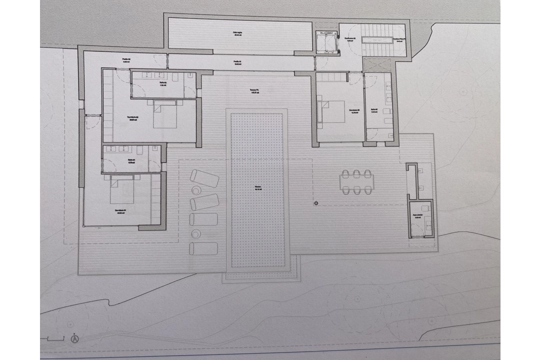 villa en Calpe(Partida Empedrola) en vente, construit 453 m², aire acondicionado, terrain 1013 m², 4 chambre, 5 salle de bains, ref.: BP-4308CAL-10