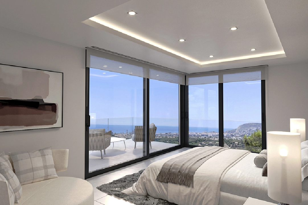 villa en Calpe(Partida Empedrola) en vente, construit 453 m², aire acondicionado, terrain 1013 m², 4 chambre, 5 salle de bains, ref.: BP-4308CAL-2