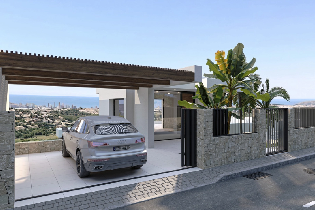 villa en Calpe(Partida Empedrola) en vente, construit 453 m², aire acondicionado, terrain 1013 m², 4 chambre, 5 salle de bains, ref.: BP-4308CAL-8