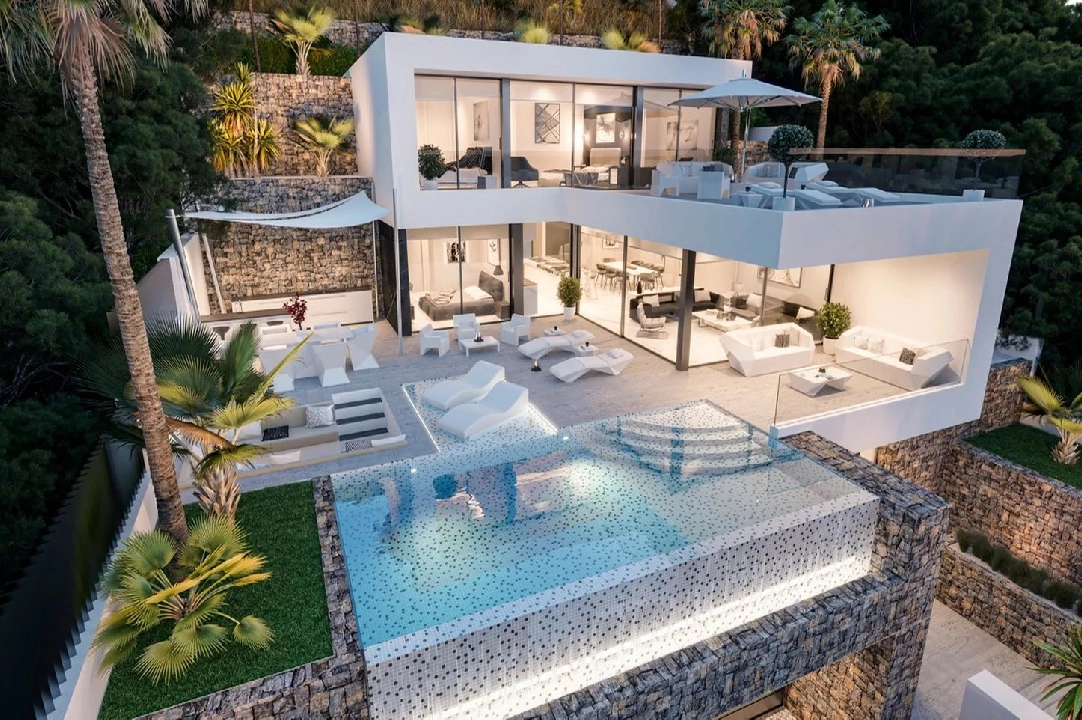 villa en Calpe en vente, construit 340 m², aire acondicionado, 4 chambre, 5 salle de bains, ref.: BS-84512280-1