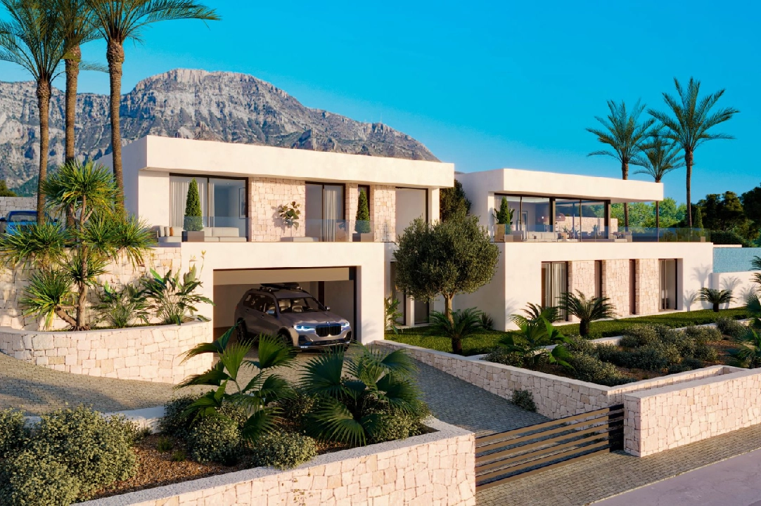 villa en Denia(San Juan) en vente, construit 322 m², ano de construccion 2026, + calefaccion central, aire acondicionado, terrain 1600 m², 4 chambre, 4 salle de bains, piscina, ref.: AS-0524-4