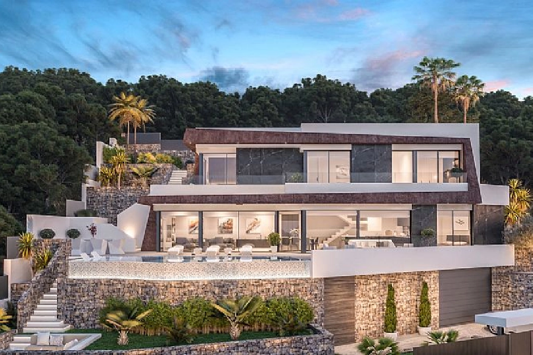 villa en Calpe(Maryvilla) en vente, construit 349 m², aire acondicionado, terrain 630 m², 4 chambre, 5 salle de bains, piscina, ref.: CA-H-1777-AMB-8