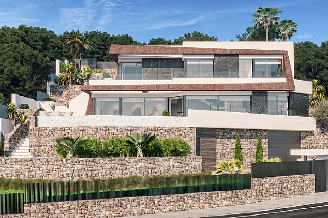 villa en Calpe(Maryvilla) en vente, construit 349 m², aire acondicionado, terrain 630 m², 4 chambre, 5 salle de bains, piscina, ref.: CA-H-1777-AMB-9