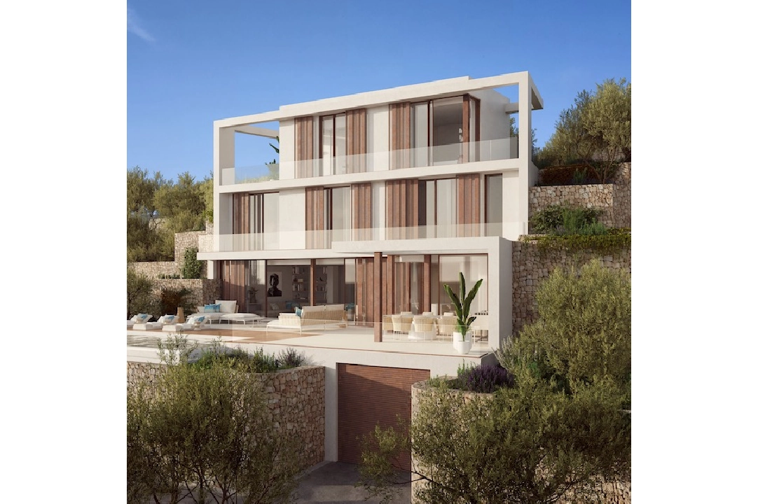 villa en Benissa(San Jaime) en vente, construit 831 m², aire acondicionado, terrain 770 m², 4 chambre, 4 salle de bains, piscina, ref.: CA-H-1775-AMB-11