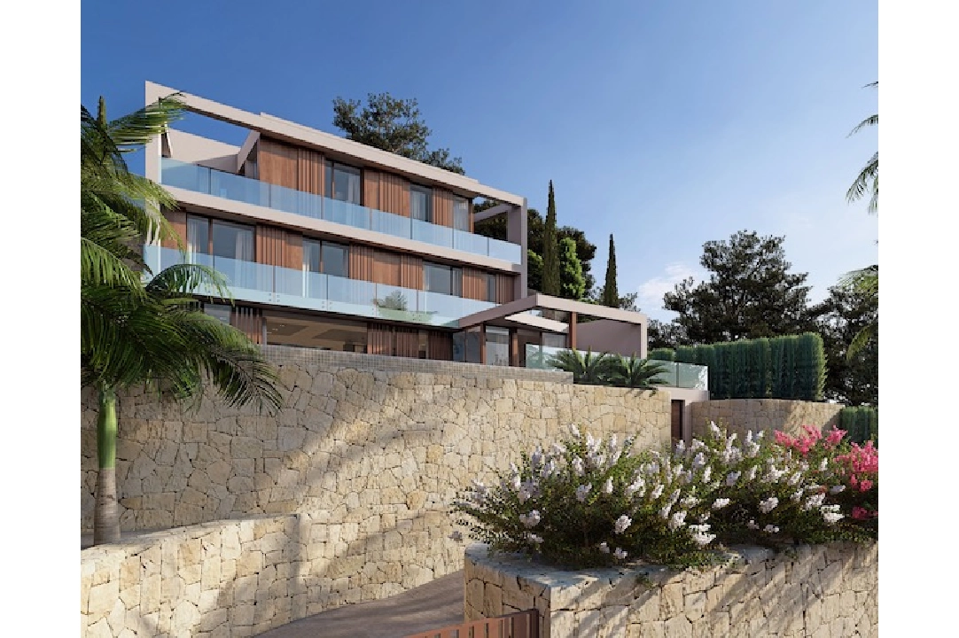 villa en Benissa(San Jaime) en vente, construit 831 m², aire acondicionado, terrain 770 m², 4 chambre, 4 salle de bains, piscina, ref.: CA-H-1775-AMB-12