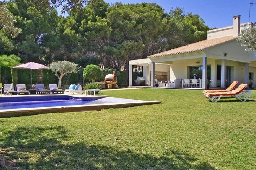 villa en Moraira(La Cometa) en vente, construit 268 m², aire acondicionado, terrain 1846 m², 5 chambre, 4 salle de bains, piscina, ref.: CA-H-1780-AMB-1