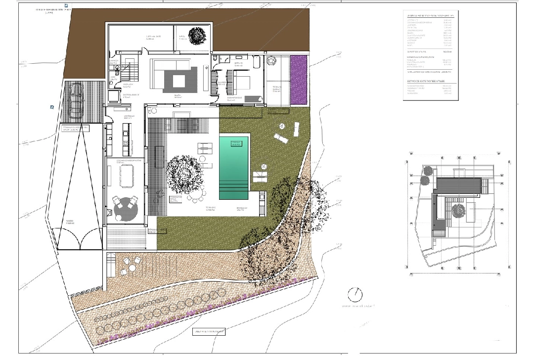 villa en Calpe(Garduix) en vente, construit 675 m², aire acondicionado, terrain 1079 m², 4 chambre, 5 salle de bains, piscina, ref.: BP-3631CAL-4