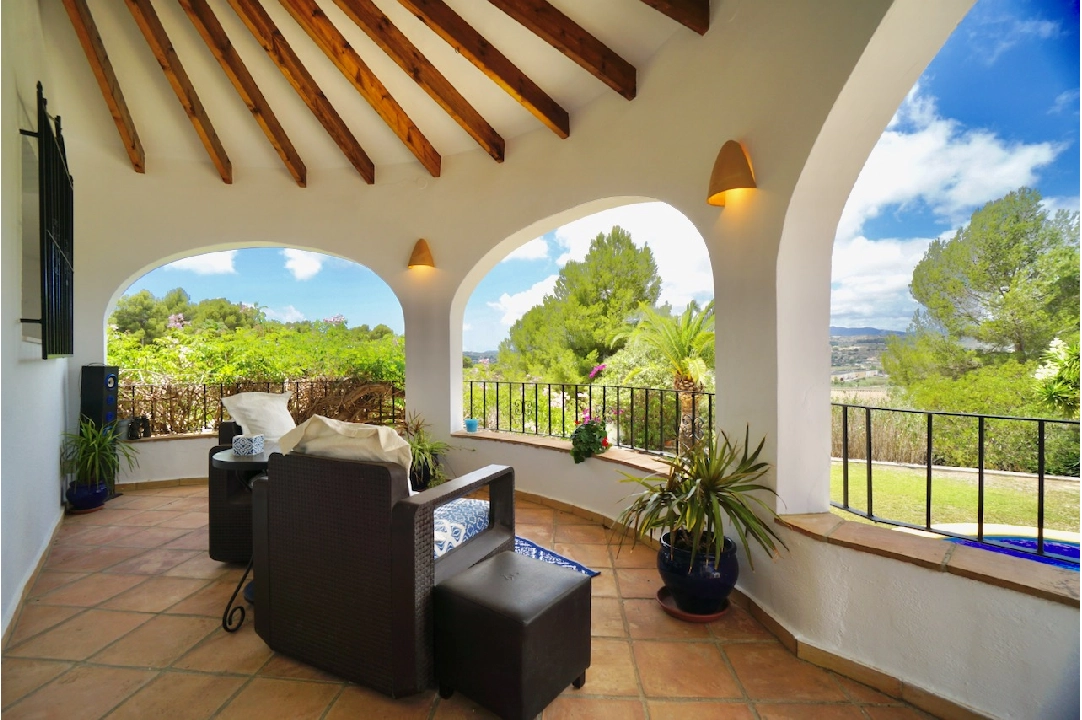 villa en Moraira(Moraira Alcasar) en vente, construit 267 m², aire acondicionado, terrain 972 m², 5 chambre, 3 salle de bains, piscina, ref.: CA-H-1781-AMBI-25