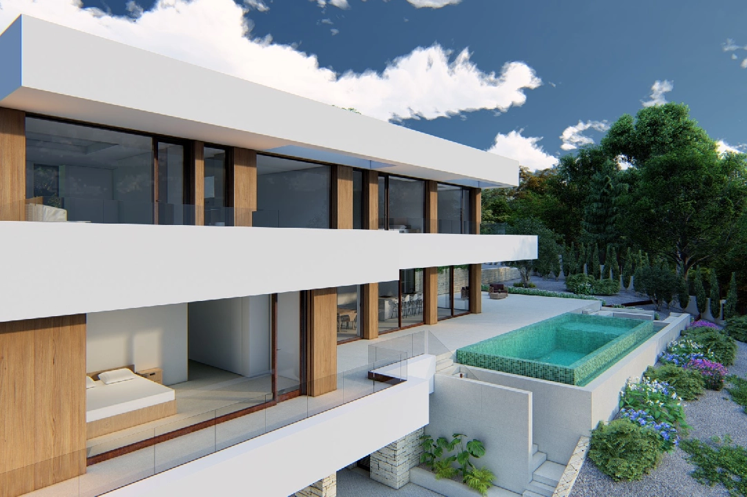 villa en Altea(Altea) en vente, construit 425 m², aire acondicionado, terrain 1420 m², 4 chambre, 5 salle de bains, piscina, ref.: CA-H-1782-AMB-8