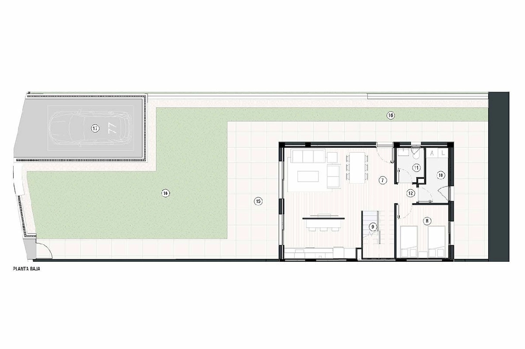 casa duplex en Finestrat en vente, construit 210 m², estado nuevo, aire acondicionado, 4 chambre, 2 salle de bains, ref.: HA-FIN-380-D02-15