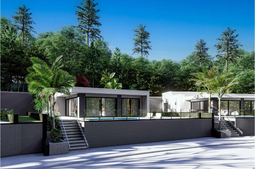 villa en Pedreguer(Monte Solana) en vente, construit 132 m², aire acondicionado, terrain 300 m², 3 chambre, 2 salle de bains, ref.: BP-8185PED-8