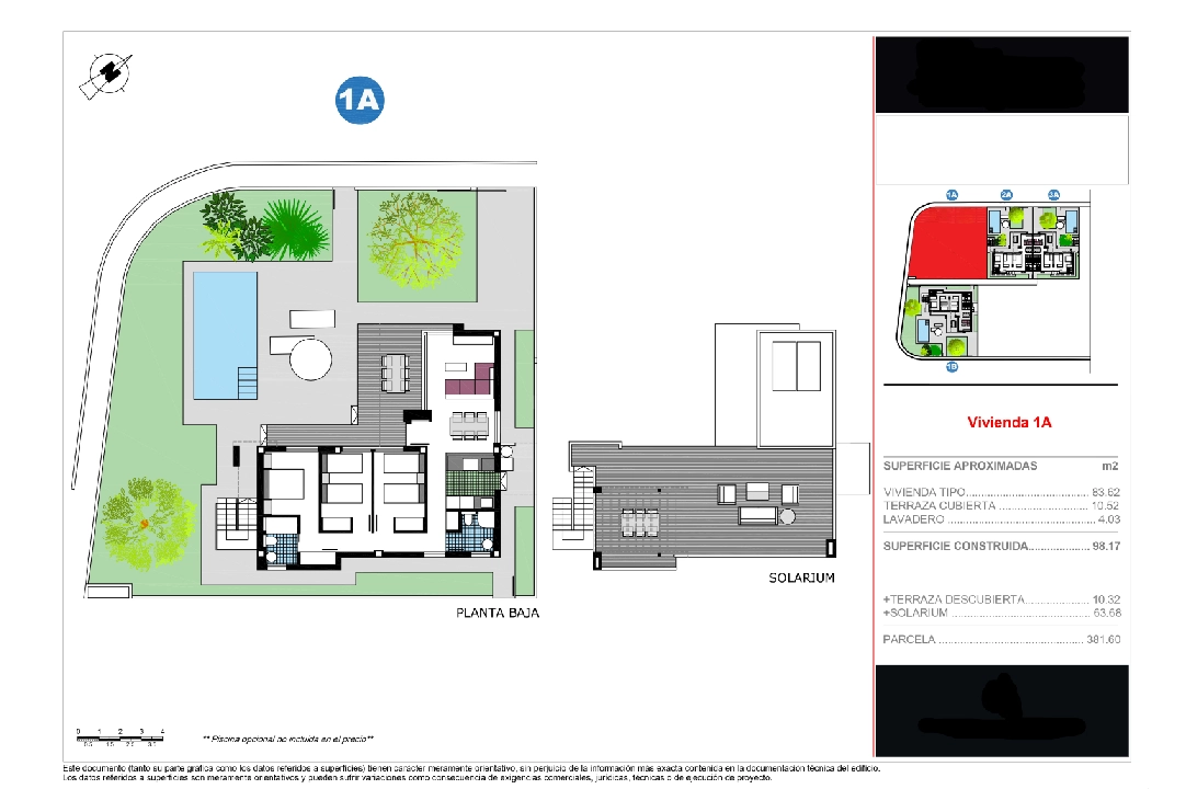 villa en Els Poblets en vente, construit 84 m², ano de construccion 2025, aire acondicionado, terrain 382 m², 3 chambre, 2 salle de bains, ref.: VPD-Villas-1A-2