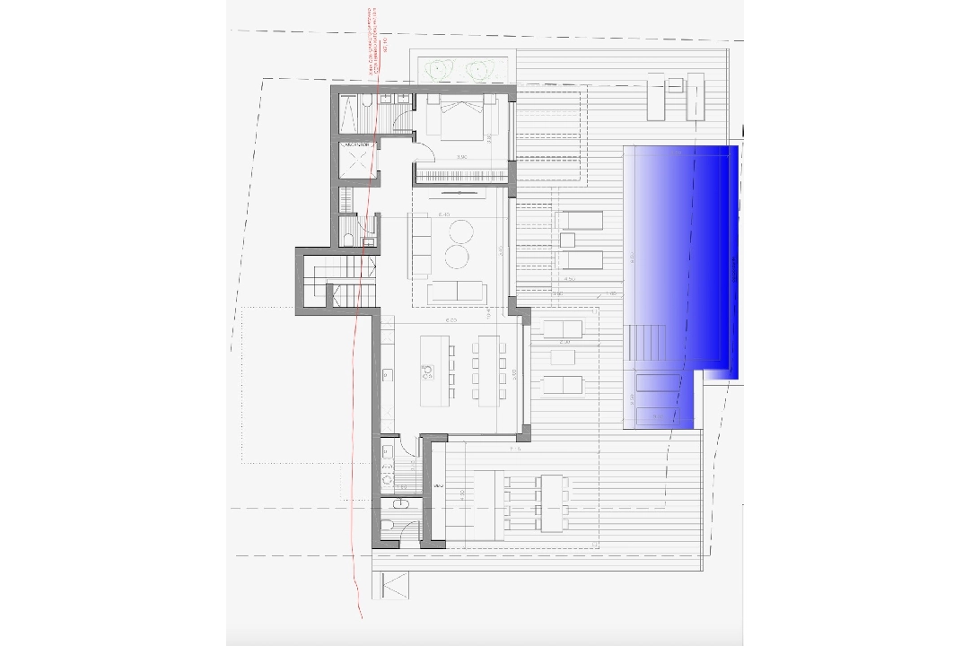 villa en Moraira(La Sabatera) en vente, construit 411 m², aire acondicionado, 4 chambre, 4 salle de bains, piscina, ref.: CA-H-1787-AMB-11