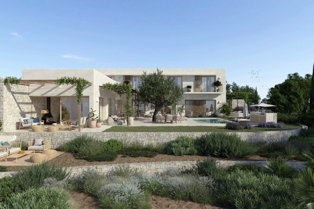 villa en Calpe(Calpe Town Centre) en vente, construit 349 m², aire acondicionado, terrain 1079 m², 3 chambre, 3 salle de bains, piscina, ref.: CA-H-1788-AMB-1