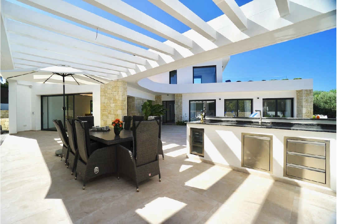 villa en Javea(Pinosol) en vente, construit 260 m², estado nuevo, + calefaccion suelo, aire acondicionado, terrain 1866 m², 4 chambre, 3 salle de bains, piscina, ref.: CA-H-1790-AMBE-6