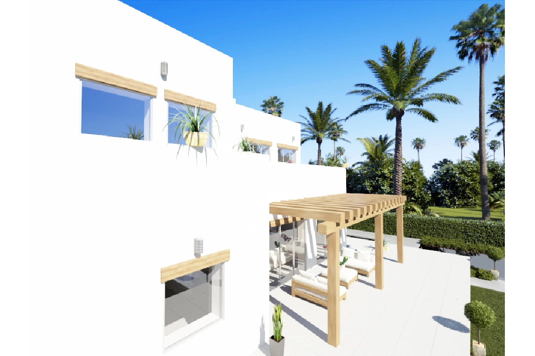 villa en Alcalali(La Solana Gardens) en vente, construit 303 m², aire acondicionado, terrain 600 m², 4 chambre, 3 salle de bains, piscina, ref.: BP-4415ALC-6