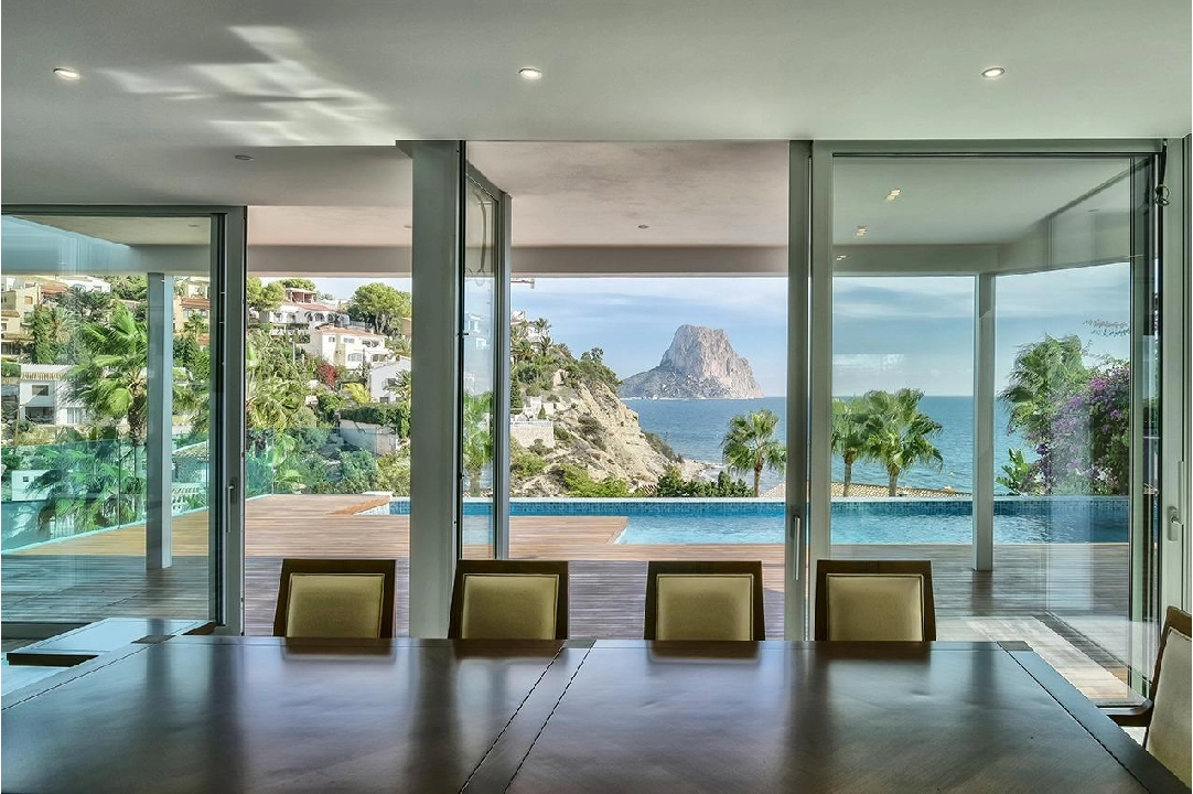 villa en Calpe(La Canuta) en vente, construit 287 m², aire acondicionado, terrain 900 m², 3 chambre, 5 salle de bains, piscina, ref.: COB-2669-10535-26