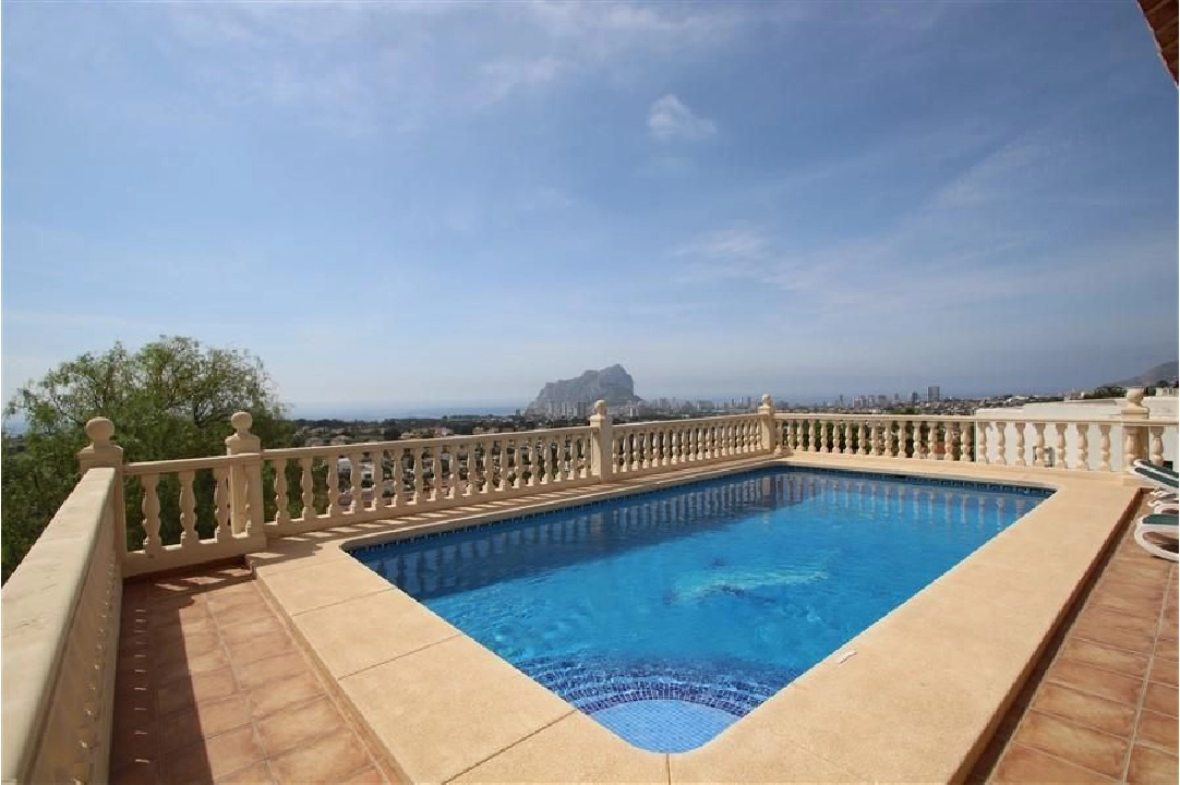 villa en Calpe(Gran sol) en vente, construit 250 m², aire acondicionado, terrain 927 m², 4 chambre, 3 salle de bains, piscina, ref.: COB-3261-10535-2