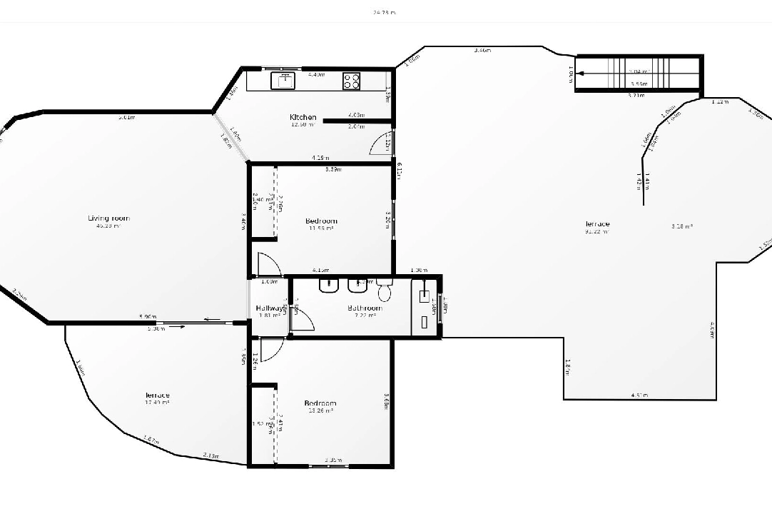 villa en Benissa(San Jaime) en vente, construit 240 m², aire acondicionado, 6 chambre, 3 salle de bains, piscina, ref.: COB-3449-10535-40