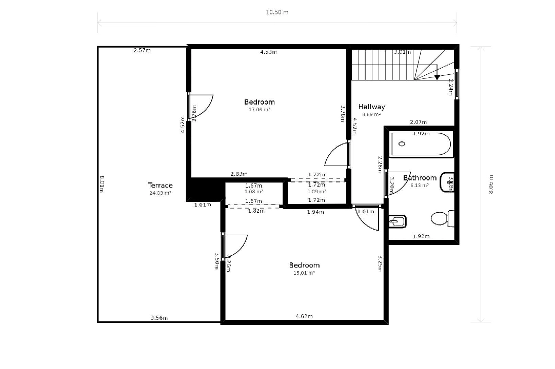 bungalow en Calpe(Garduix) en vente, construit 110 m², aire acondicionado, 2 chambre, 2 salle de bains, piscina, ref.: COB-3468-10535-26