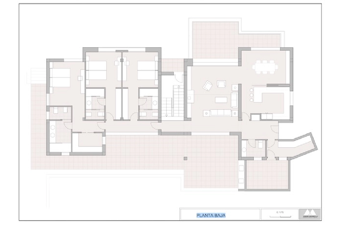 villa en Javea(Residencial Cansalades) en vente, construit 290 m², aire acondicionado, terrain 1520 m², 4 chambre, 4 salle de bains, piscina, ref.: CA-H-1798-AMBI-5