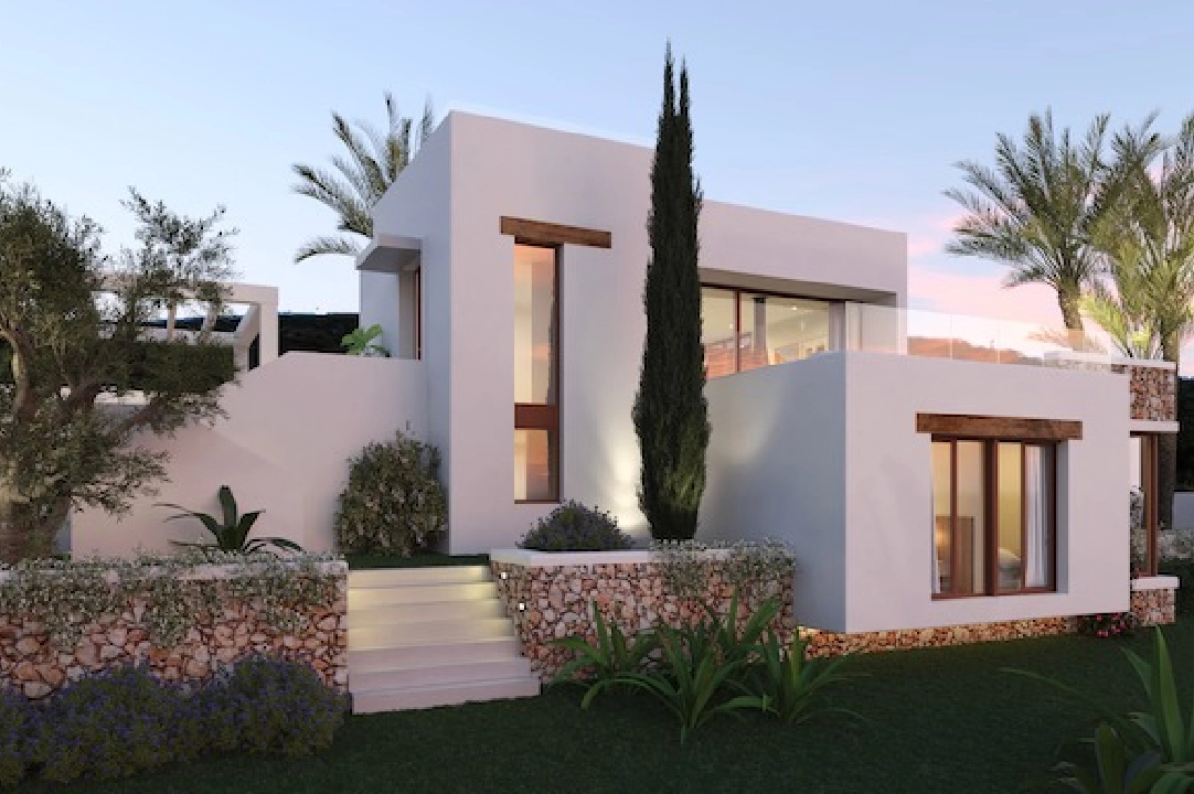 villa en Javea(Villes del vent) en vente, construit 170 m², aire acondicionado, terrain 1000 m², 3 chambre, 2 salle de bains, piscina, ref.: CA-H-1799-AMBI-2