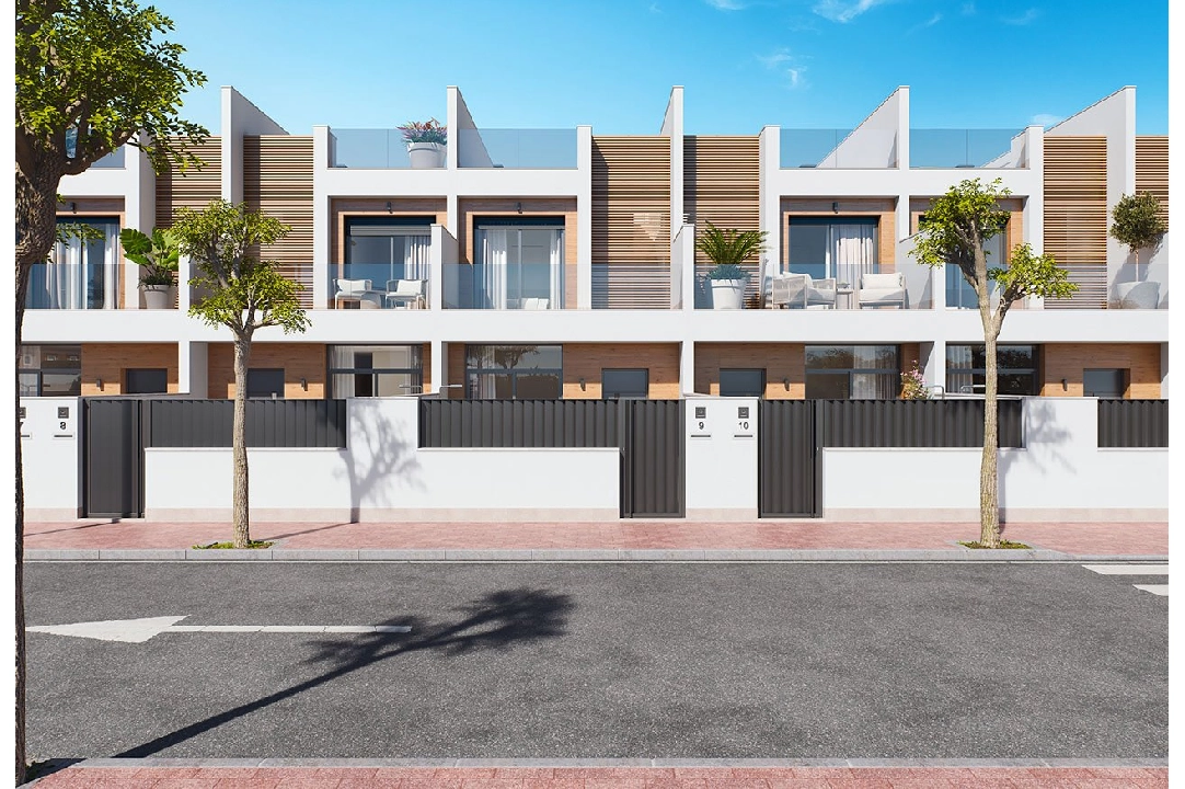 adosado en San Pedro del Pinatar en vente, construit 157 m², estado nuevo, terrain 92 m², 3 chambre, 2 salle de bains, piscina, ref.: HA-SAN-115-R01-3