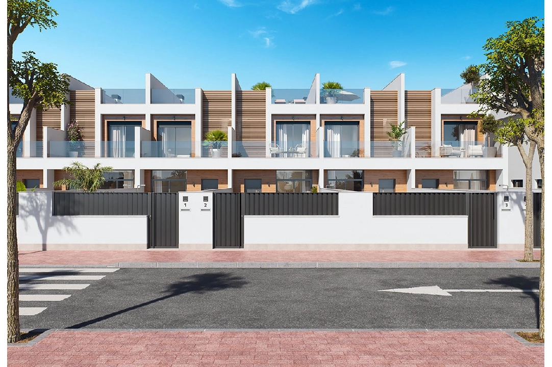 adosado en San Pedro del Pinatar en vente, construit 157 m², estado nuevo, terrain 92 m², 3 chambre, 2 salle de bains, piscina, ref.: HA-SAN-115-R01-4