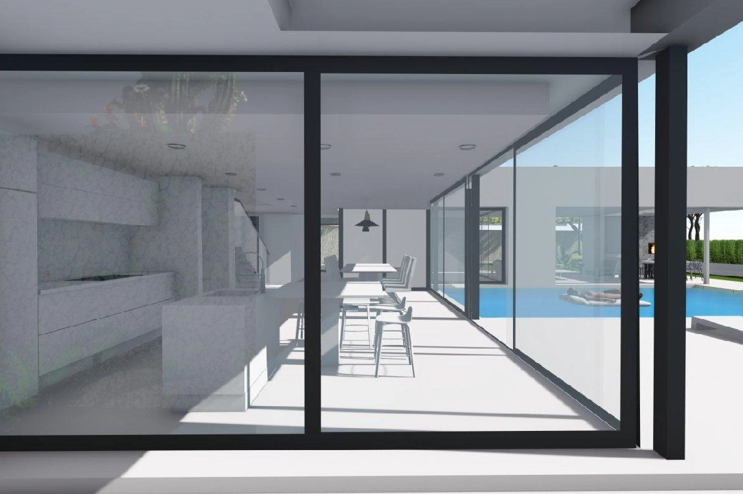 villa en Calpe en vente, construit 370 m², ano de construccion 2019, aire acondicionado, terrain 1252 m², 4 chambre, 4 salle de bains, piscina, ref.: AM-11348DA-9