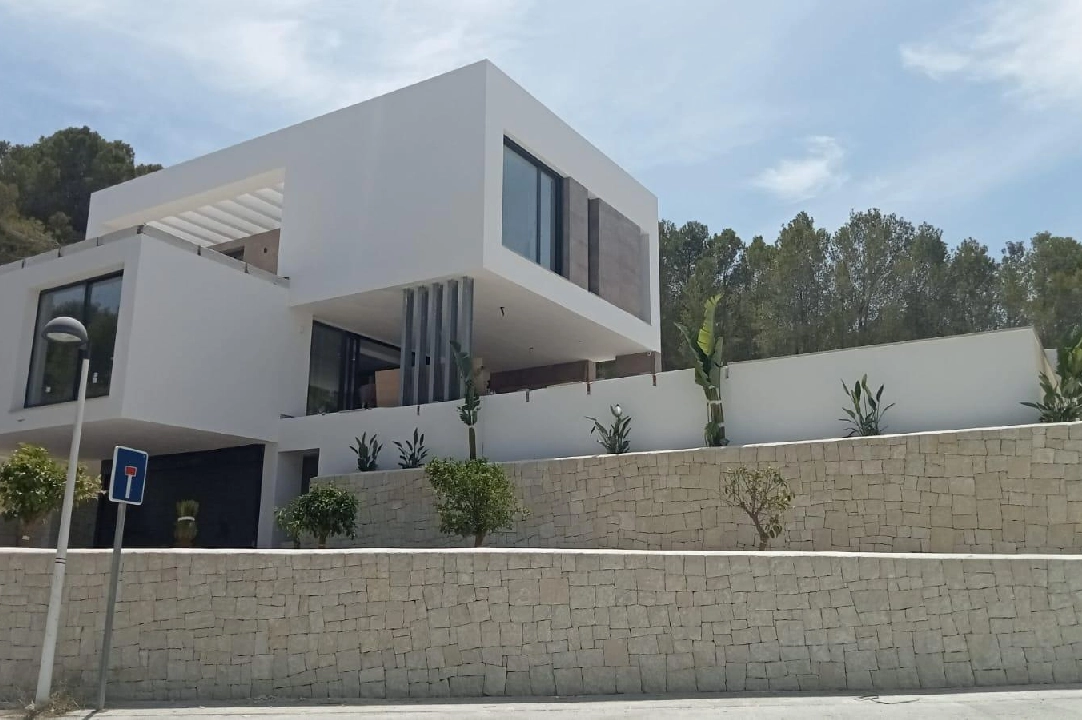 villa en Moraira en vente, construit 394 m², ano de construccion 2020, aire acondicionado, terrain 800 m², 4 chambre, 3 salle de bains, piscina, ref.: AM-11509DA-1