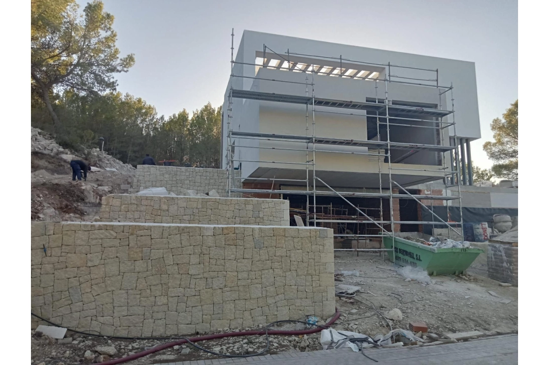 villa en Moraira en vente, construit 394 m², ano de construccion 2020, aire acondicionado, terrain 800 m², 4 chambre, 3 salle de bains, piscina, ref.: AM-11509DA-19