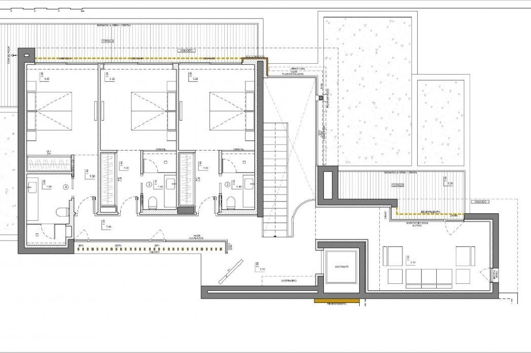 villa en Benissa en vente, construit 474 m², ano de construccion 2021, aire acondicionado, terrain 1565 m², 4 chambre, 4 salle de bains, piscina, ref.: AM-11597DA-10