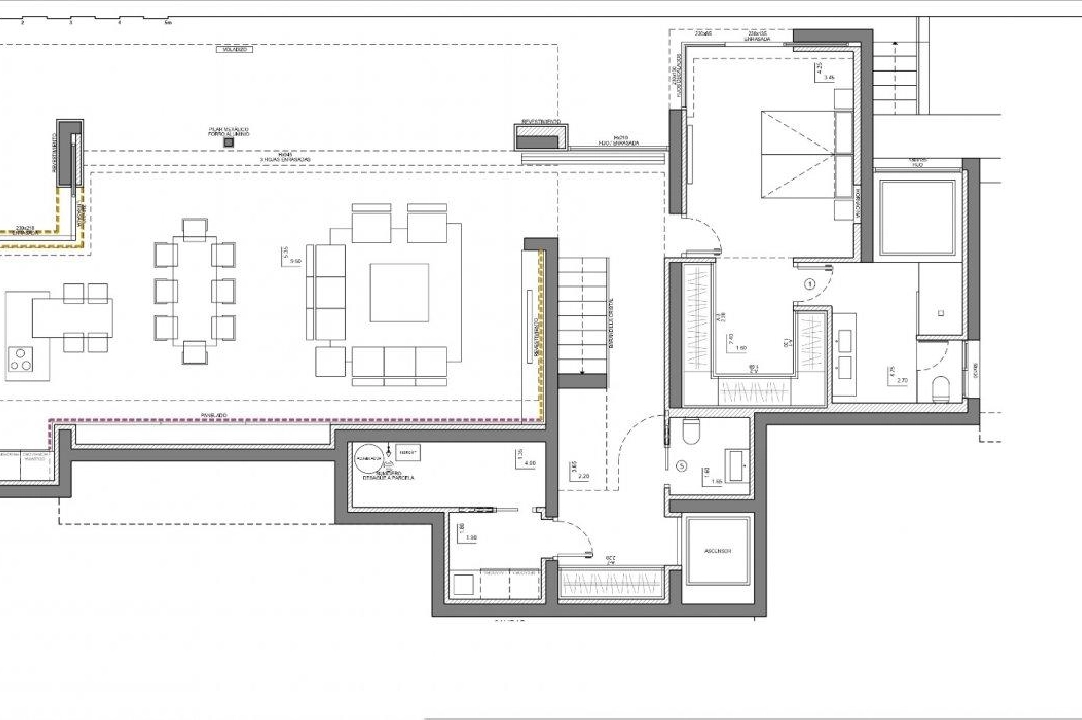 villa en Benissa en vente, construit 474 m², ano de construccion 2021, aire acondicionado, terrain 1565 m², 4 chambre, 4 salle de bains, piscina, ref.: AM-11597DA-9