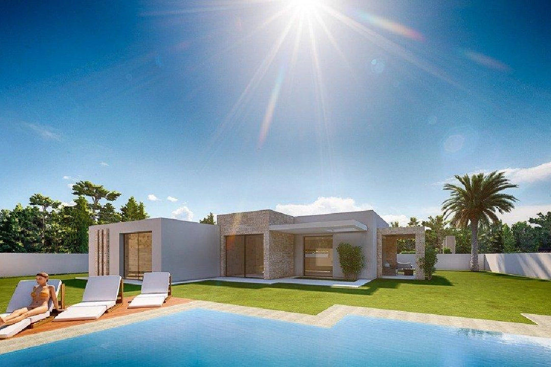 villa en Benissa en vente, construit 164 m², ano de construccion 2021, aire acondicionado, terrain 1001 m², 3 chambre, 2 salle de bains, piscina, ref.: AM-11607DA-4