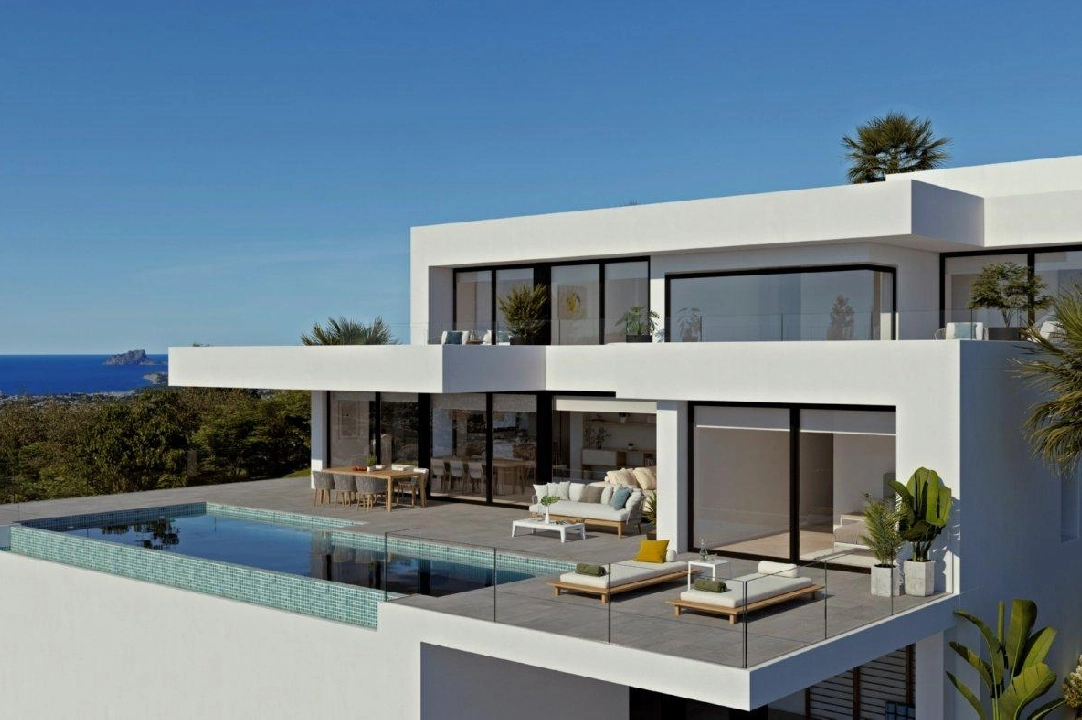 villa en Benitachell en vente, construit 783 m², ano de construccion 2022, aire acondicionado, terrain 1087 m², 4 chambre, 5 salle de bains, piscina, ref.: AM-11649DA-1