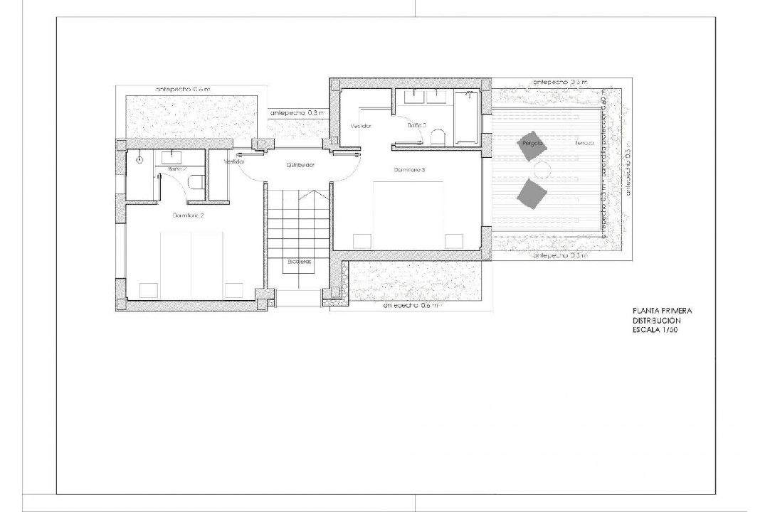 villa en Oliva en vente, construit 262 m², ano de construccion 2022, aire acondicionado, terrain 462 m², 4 chambre, 5 salle de bains, piscina, ref.: AM-11592DA-18