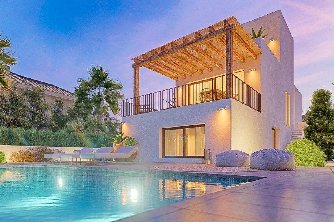 villa en Oliva en vente, construit 262 m², ano de construccion 2022, aire acondicionado, terrain 462 m², 4 chambre, 5 salle de bains, piscina, ref.: AM-11592DA-4