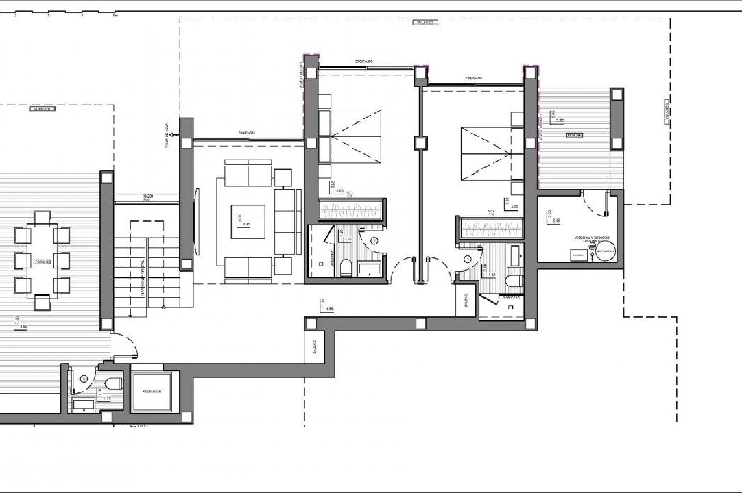 villa en Benitachell en vente, construit 693 m², ano de construccion 2022, aire acondicionado, terrain 1158 m², 3 chambre, 5 salle de bains, piscina, ref.: AM-11651DA-7