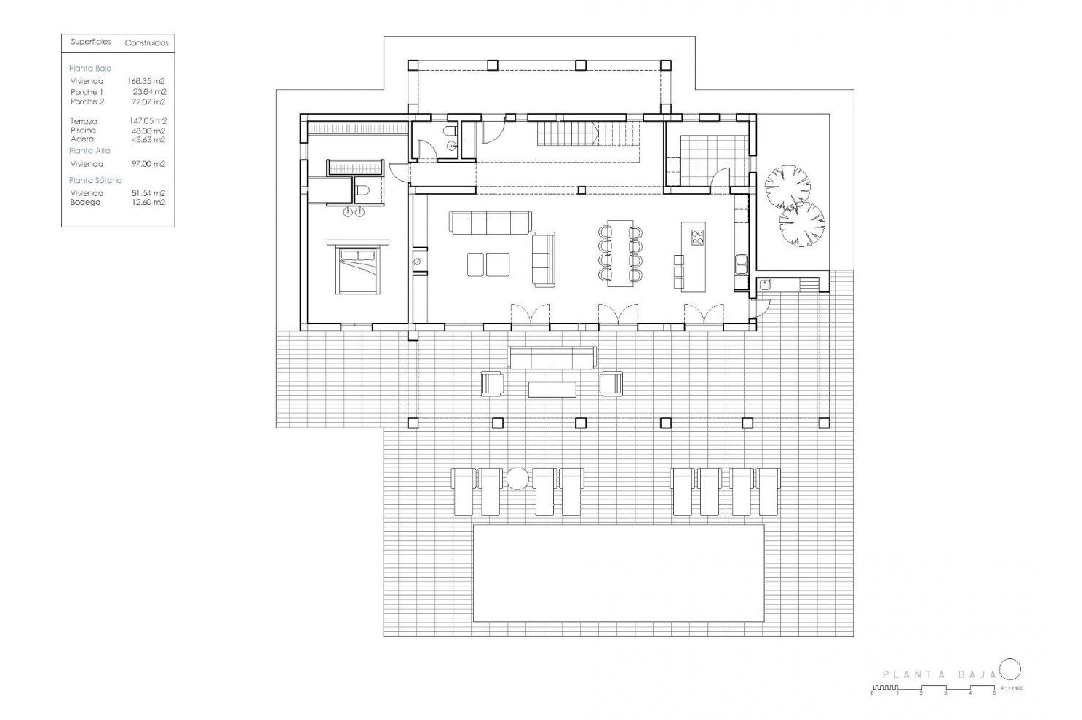 villa en Moraira en vente, construit 699 m², ano de construccion 2022, aire acondicionado, terrain 13500 m², 4 chambre, 4 salle de bains, piscina, ref.: AM-11734DA-8