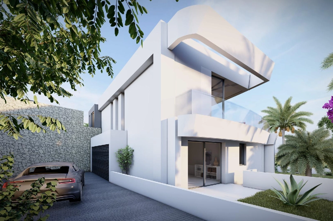 villa en Calpe en vente, construit 273 m², ano de construccion 2022, aire acondicionado, terrain 805 m², 4 chambre, 4 salle de bains, piscina, ref.: AM-11772DA-11