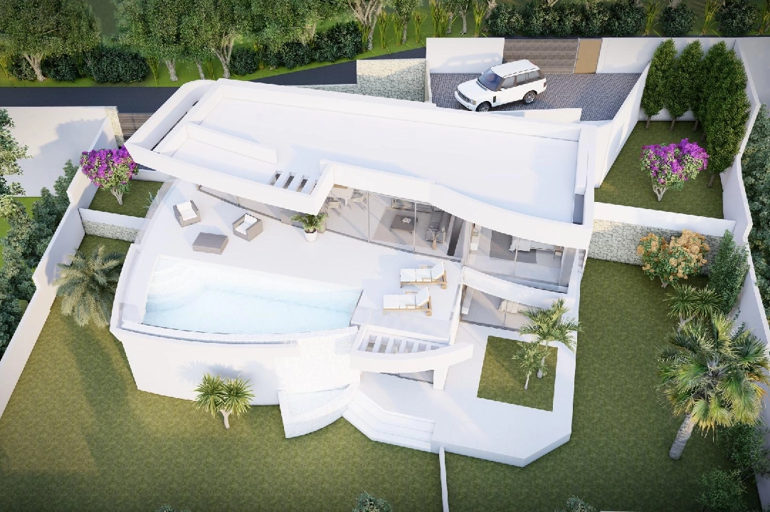 villa en Calpe en vente, construit 273 m², ano de construccion 2022, aire acondicionado, terrain 805 m², 4 chambre, 4 salle de bains, piscina, ref.: AM-11772DA-12