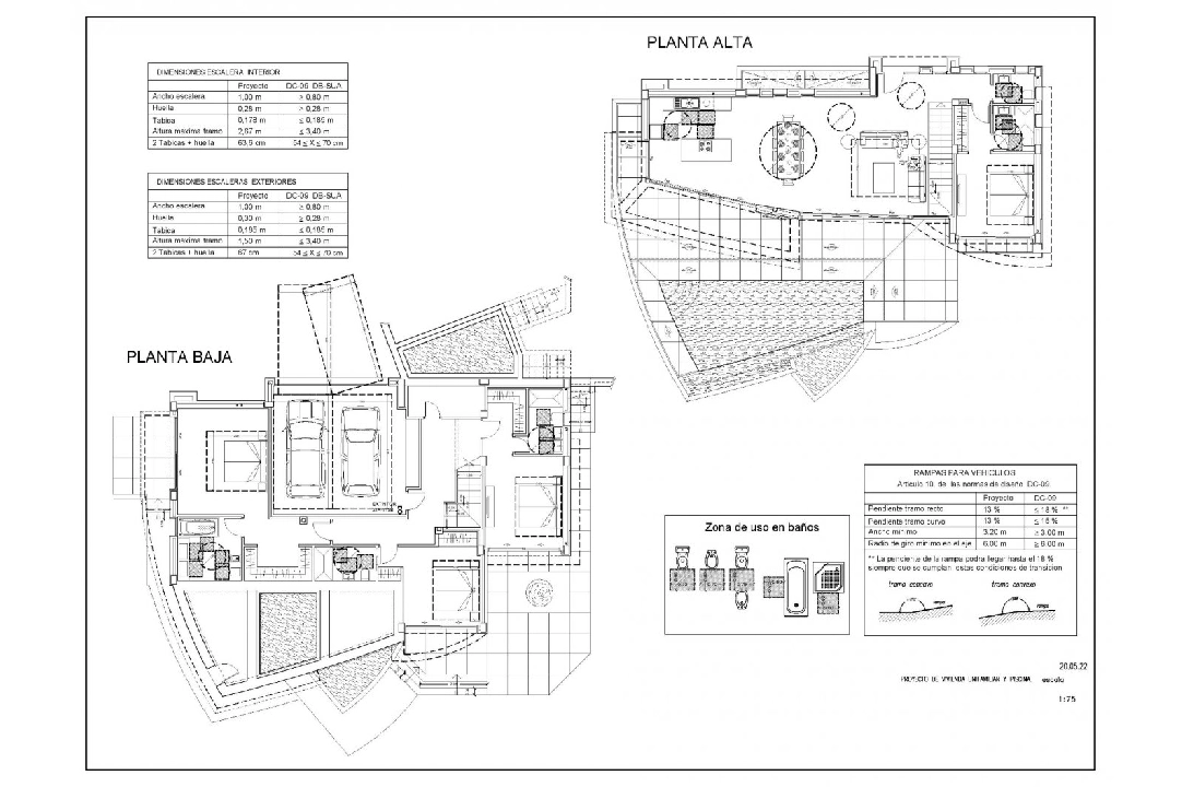 villa en Calpe en vente, construit 273 m², ano de construccion 2022, aire acondicionado, terrain 805 m², 4 chambre, 4 salle de bains, piscina, ref.: AM-11772DA-19