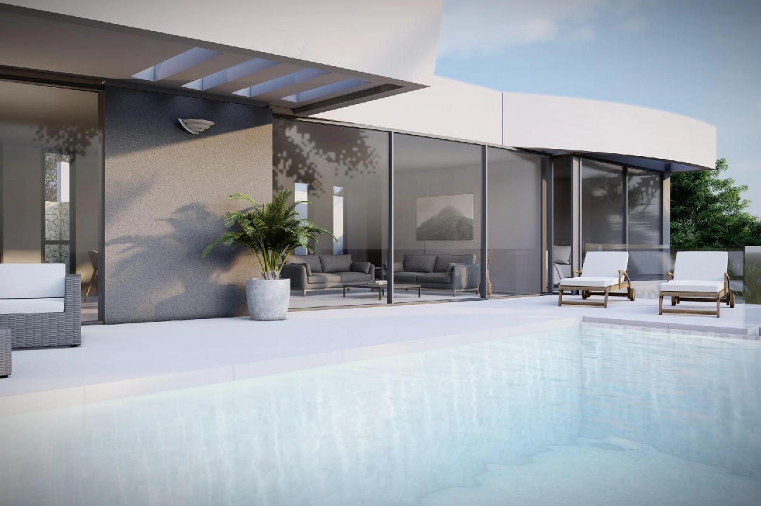 villa en Calpe en vente, construit 273 m², ano de construccion 2022, aire acondicionado, terrain 805 m², 4 chambre, 4 salle de bains, piscina, ref.: AM-11772DA-9