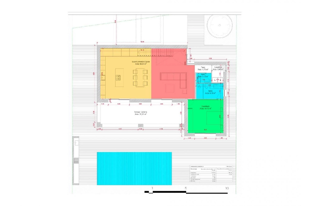 villa en Javea en vente, construit 180 m², ano de construccion 2023, aire acondicionado, terrain 1005 m², 3 chambre, 2 salle de bains, piscina, ref.: AM-11845DA-17