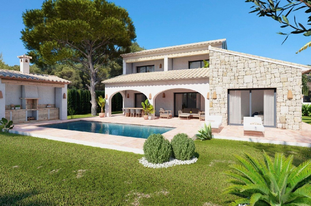 villa en Javea en vente, construit 180 m², ano de construccion 2023, aire acondicionado, terrain 1005 m², 3 chambre, 2 salle de bains, piscina, ref.: AM-11845DA-2