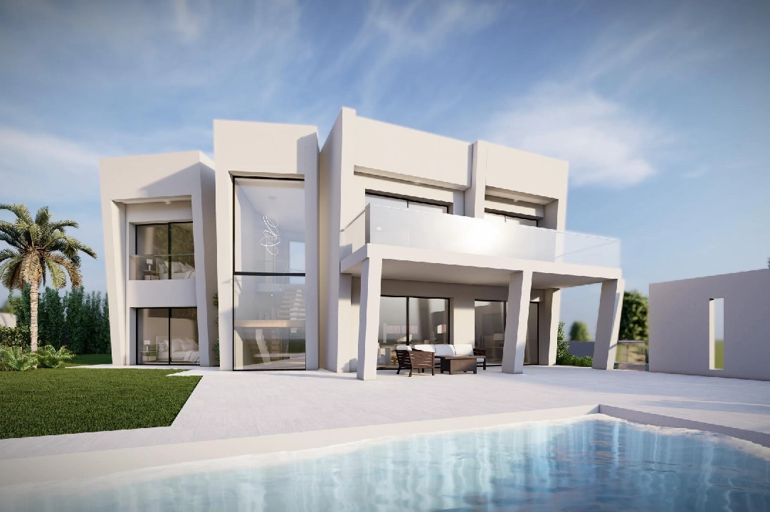 villa en Moraira en vente, construit 365 m², ano de construccion 2023, aire acondicionado, terrain 967 m², 4 chambre, 4 salle de bains, piscina, ref.: AM-11867DA-2