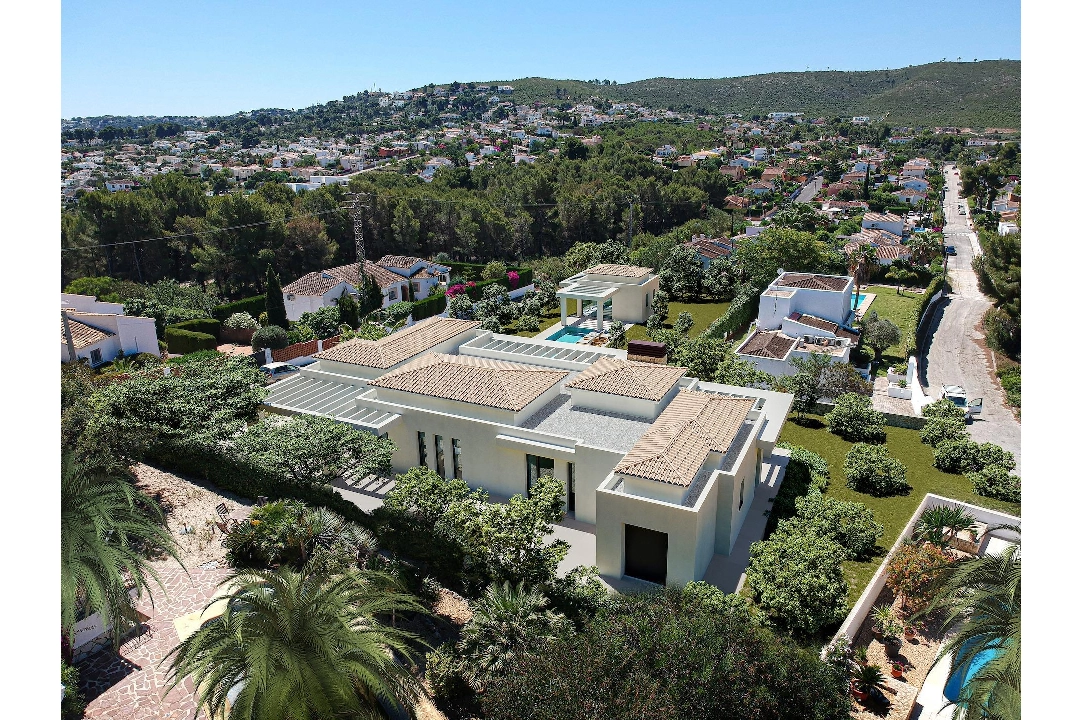 villa en Javea en vente, construit 420 m², ano de construccion 2023, aire acondicionado, terrain 1741 m², 4 chambre, 5 salle de bains, piscina, ref.: AM-12003DA-3