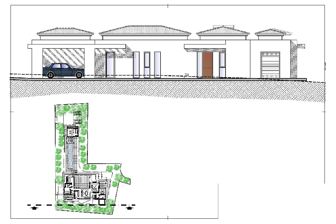 villa en Javea en vente, construit 420 m², ano de construccion 2023, aire acondicionado, terrain 1741 m², 4 chambre, 5 salle de bains, piscina, ref.: AM-12003DA-6