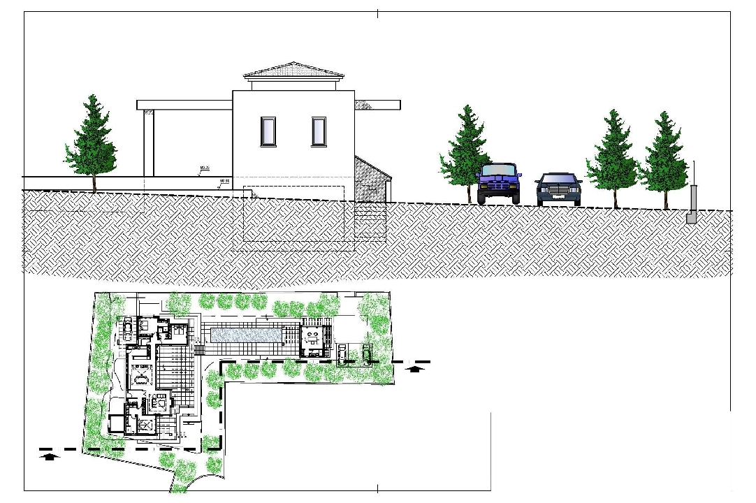 villa en Javea en vente, construit 420 m², ano de construccion 2023, aire acondicionado, terrain 1741 m², 4 chambre, 5 salle de bains, piscina, ref.: AM-12003DA-7