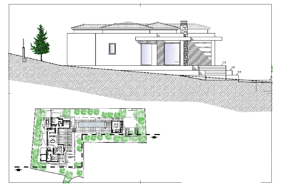 villa en Javea en vente, construit 420 m², ano de construccion 2023, aire acondicionado, terrain 1741 m², 4 chambre, 5 salle de bains, piscina, ref.: AM-12003DA-8